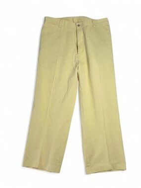 Vintage Polo Ralph Lauren Yellow Chino Pants 40x30 Y2K Straight Leg